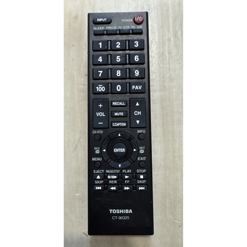 Toshiba OEM Genuine TV Remote Control CT-90325 TESTED